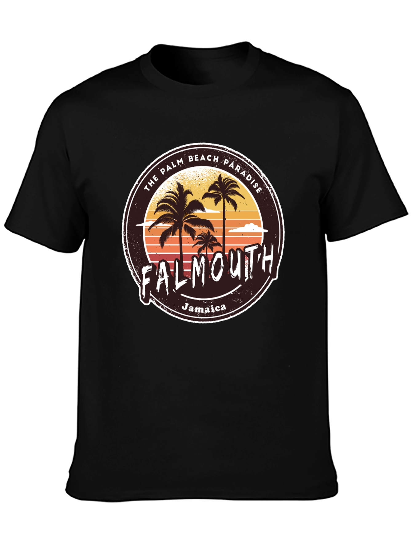 Falmouth Jamaica Palm Beach Paradise T-Shirt