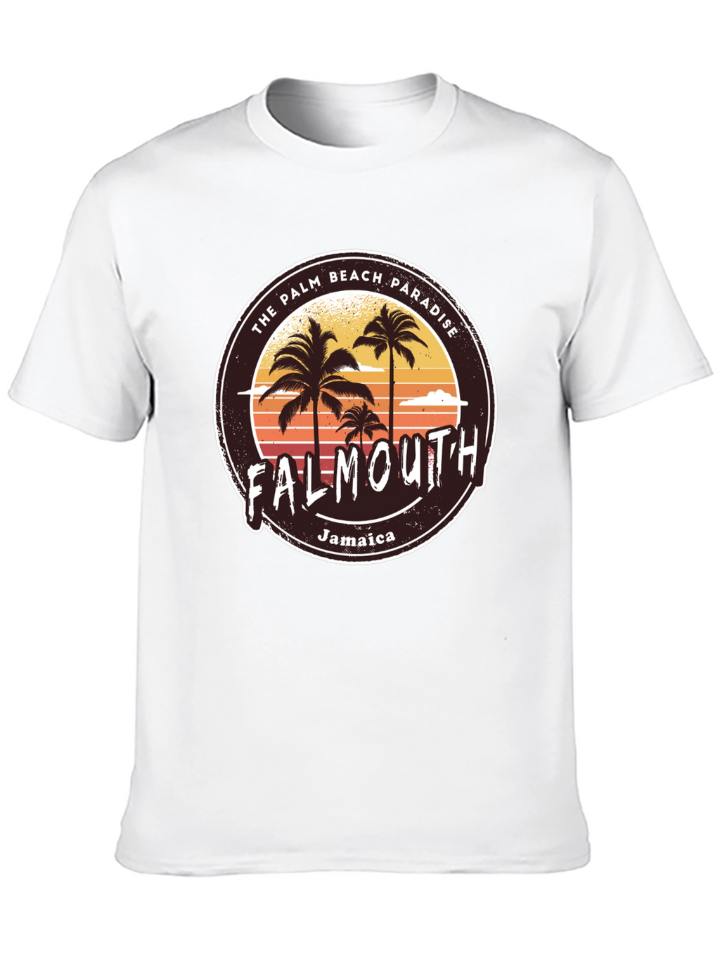 Falmouth Jamaica Palm Beach Paradise T-Shirt