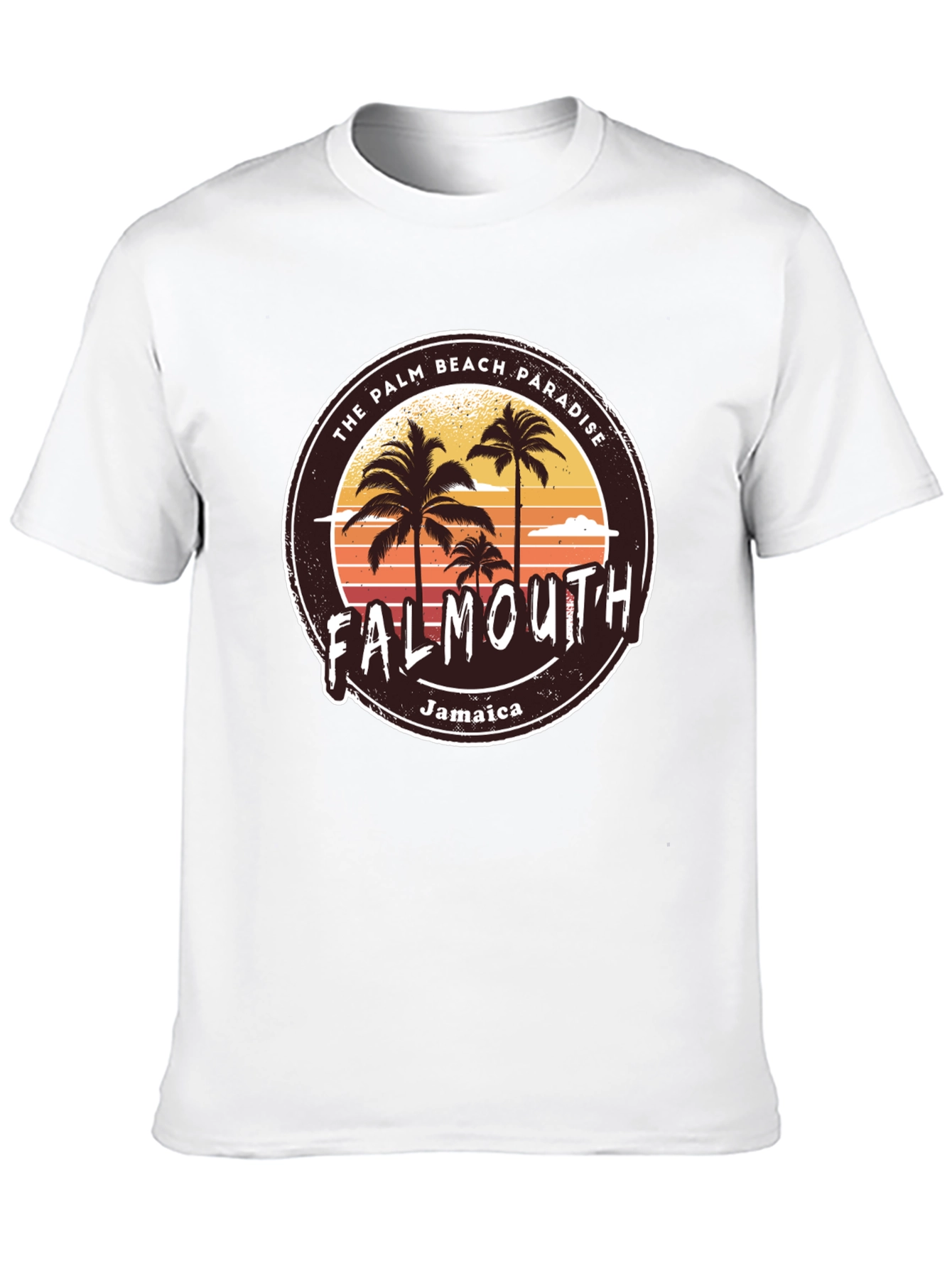 Falmouth Jamaica Palm Beach Paradise T-Shirt
