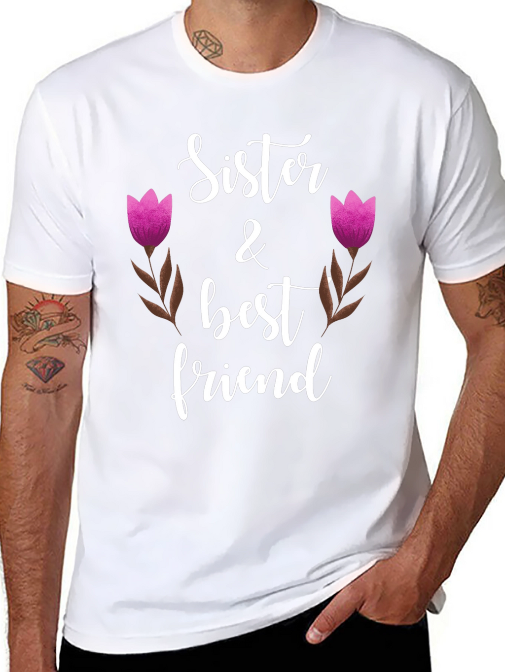 Sister & Best Friend Graphic Tee