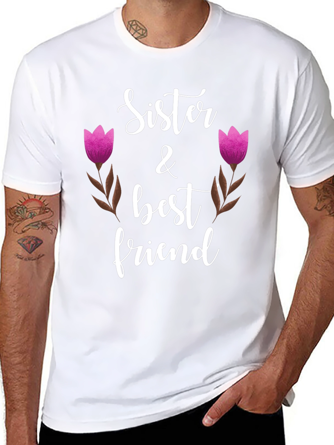 Sister & Best Friend Graphic Tee