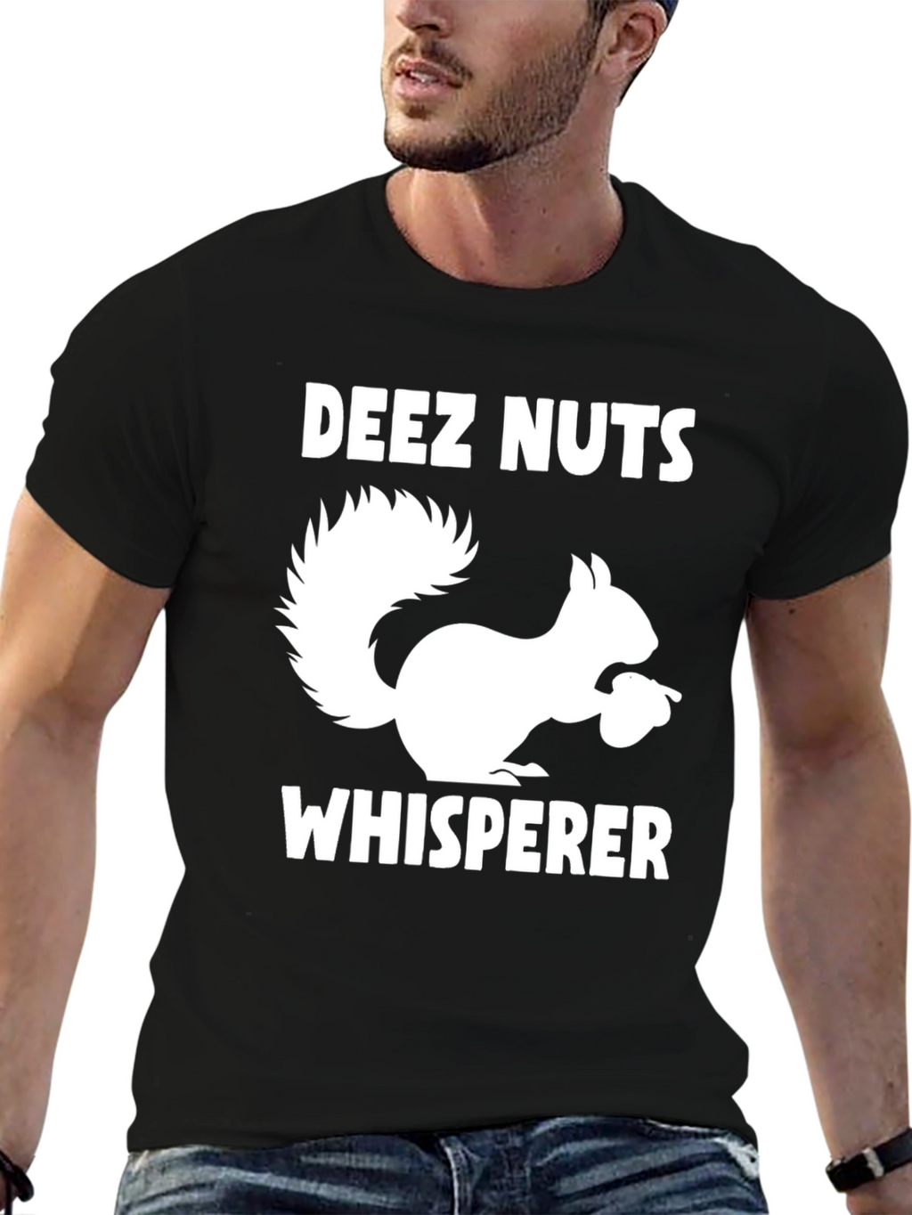 Deez Nuts Whisperer Funny Squirrel T-Shirt