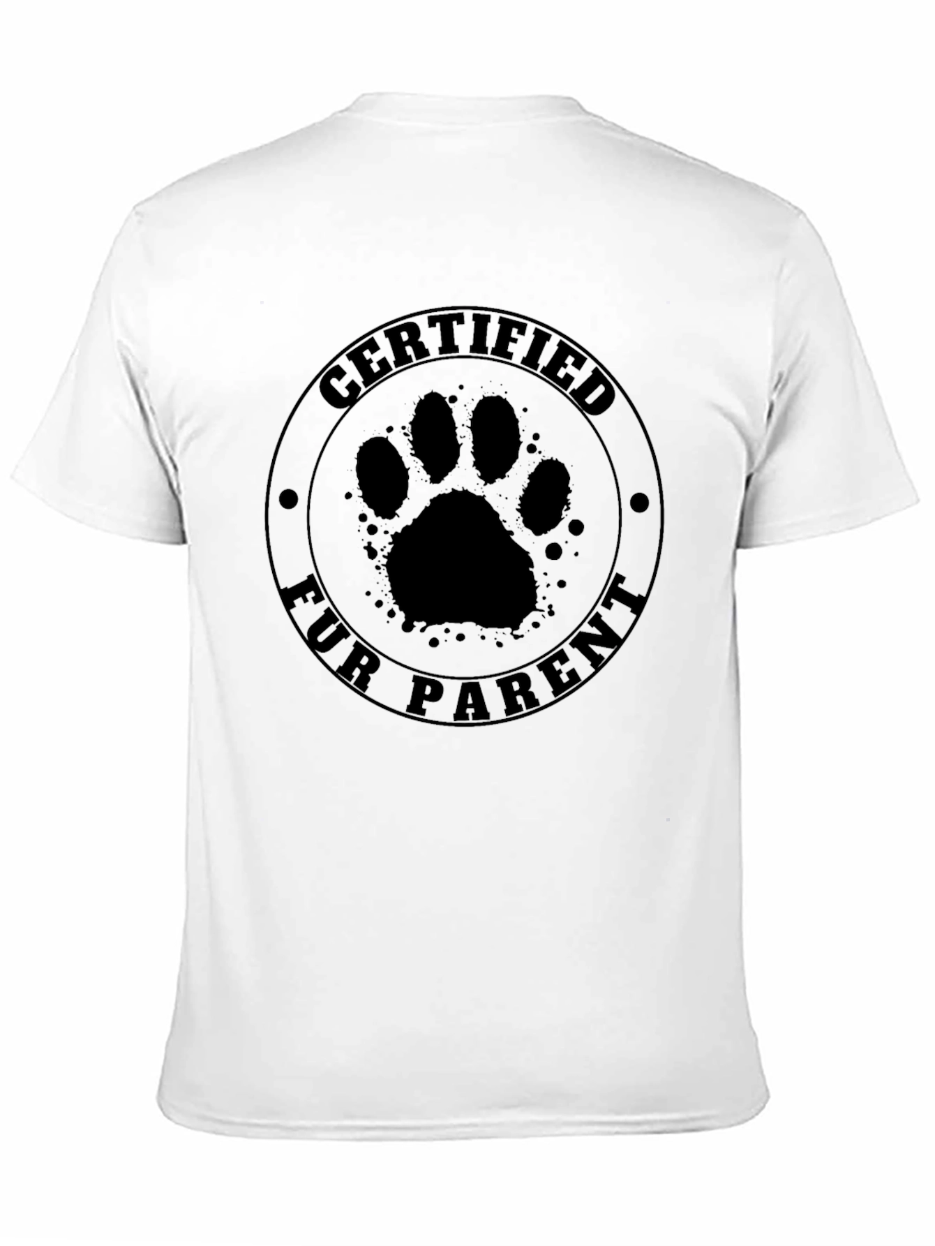 Certified Fur Parent T-Shirt - Pet Lover Gift