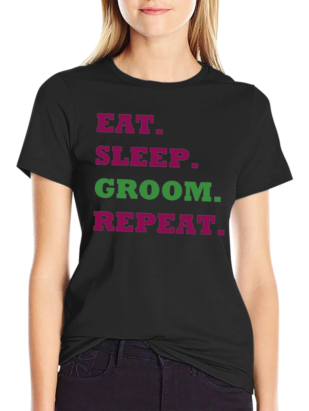 Eat Sleep Groom Repeat T-Shirt