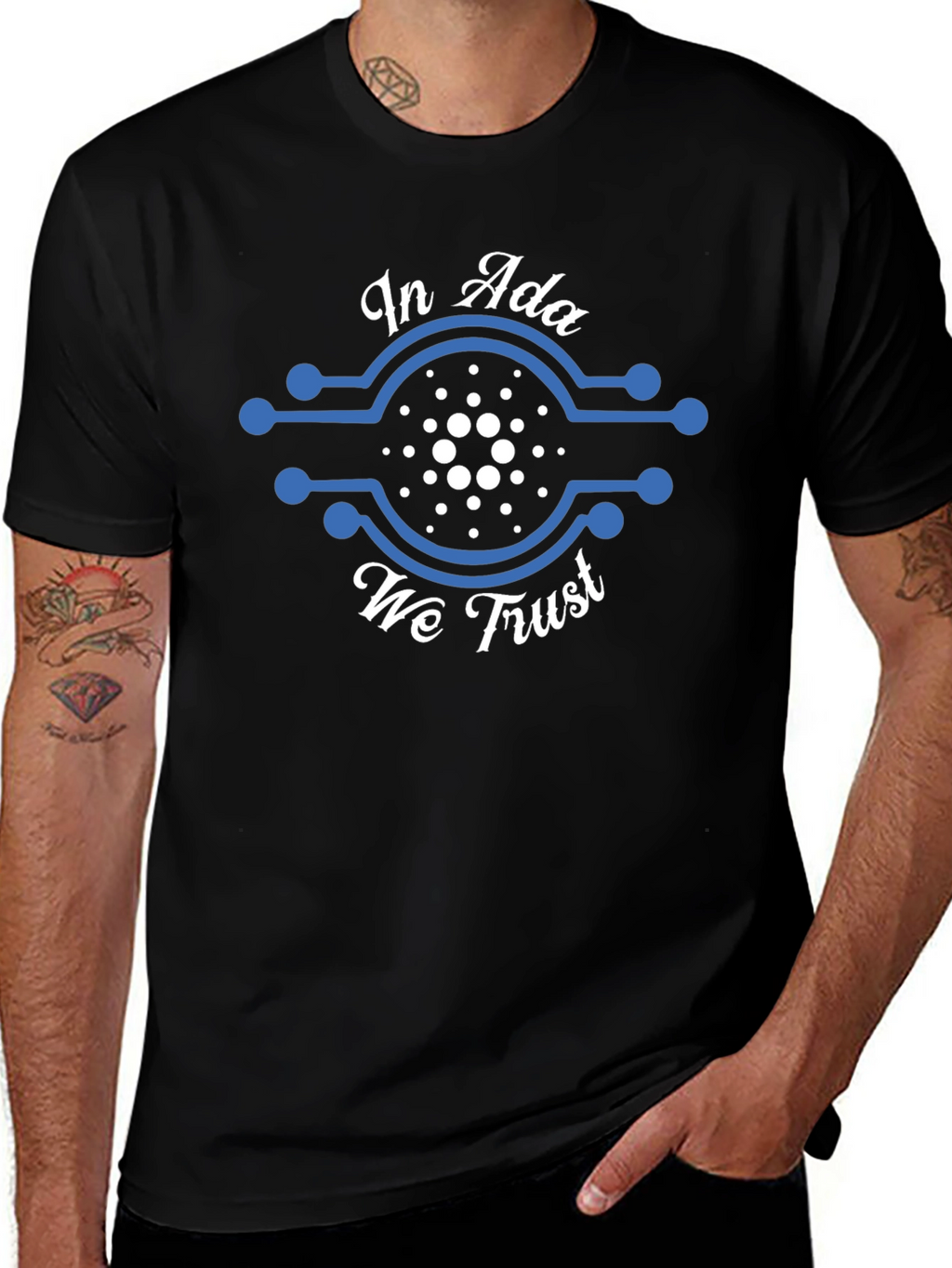 In Ada We Trust Black T-Shirt
