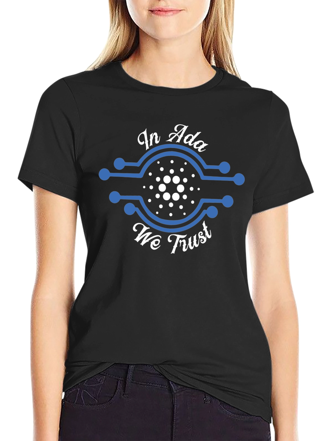 In Ada We Trust Black T-Shirt