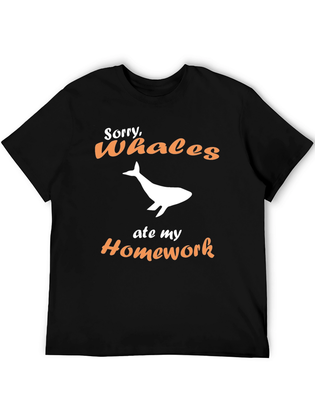 Whale Ate My Homework T-Shirt