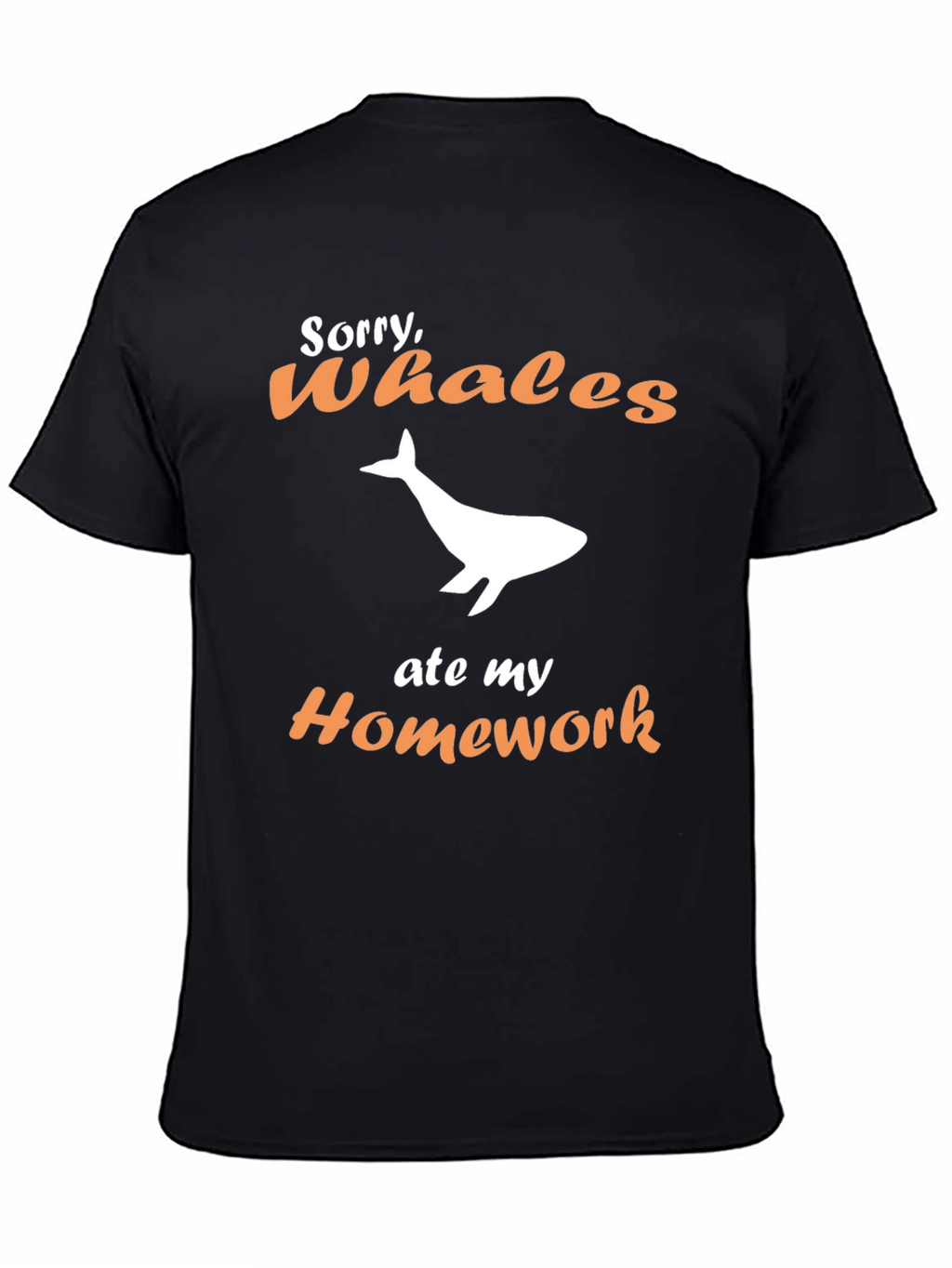 Whale Ate My Homework T-Shirt