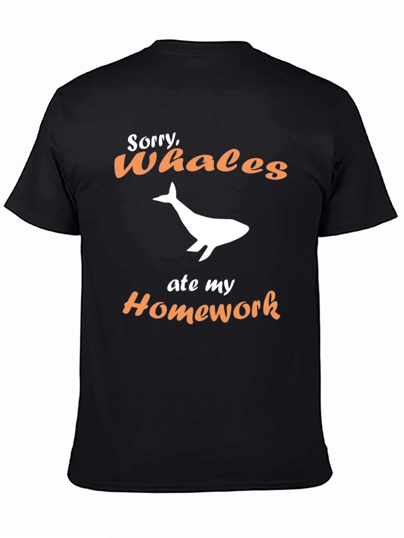 Whale Ate My Homework T-Shirt