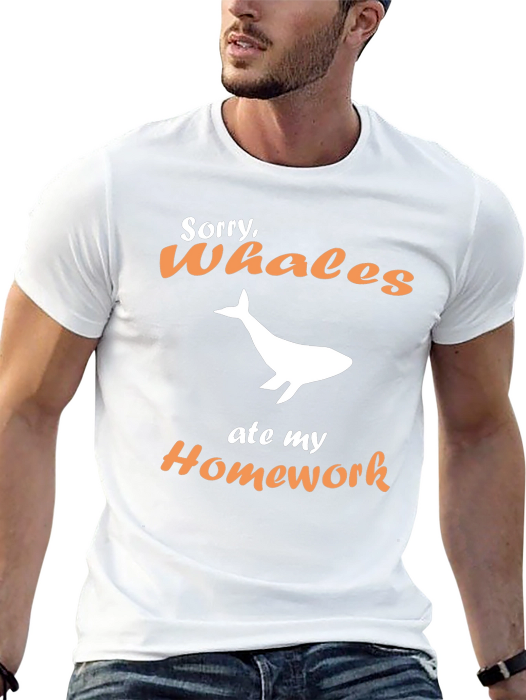 Whale Ate My Homework T-Shirt