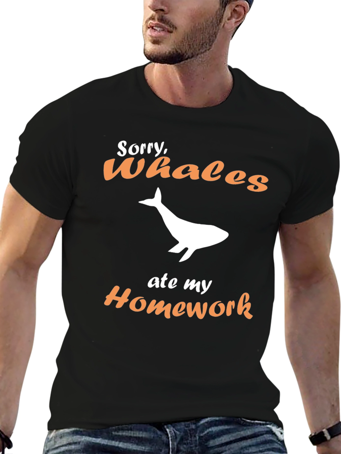 Whale Ate My Homework T-Shirt