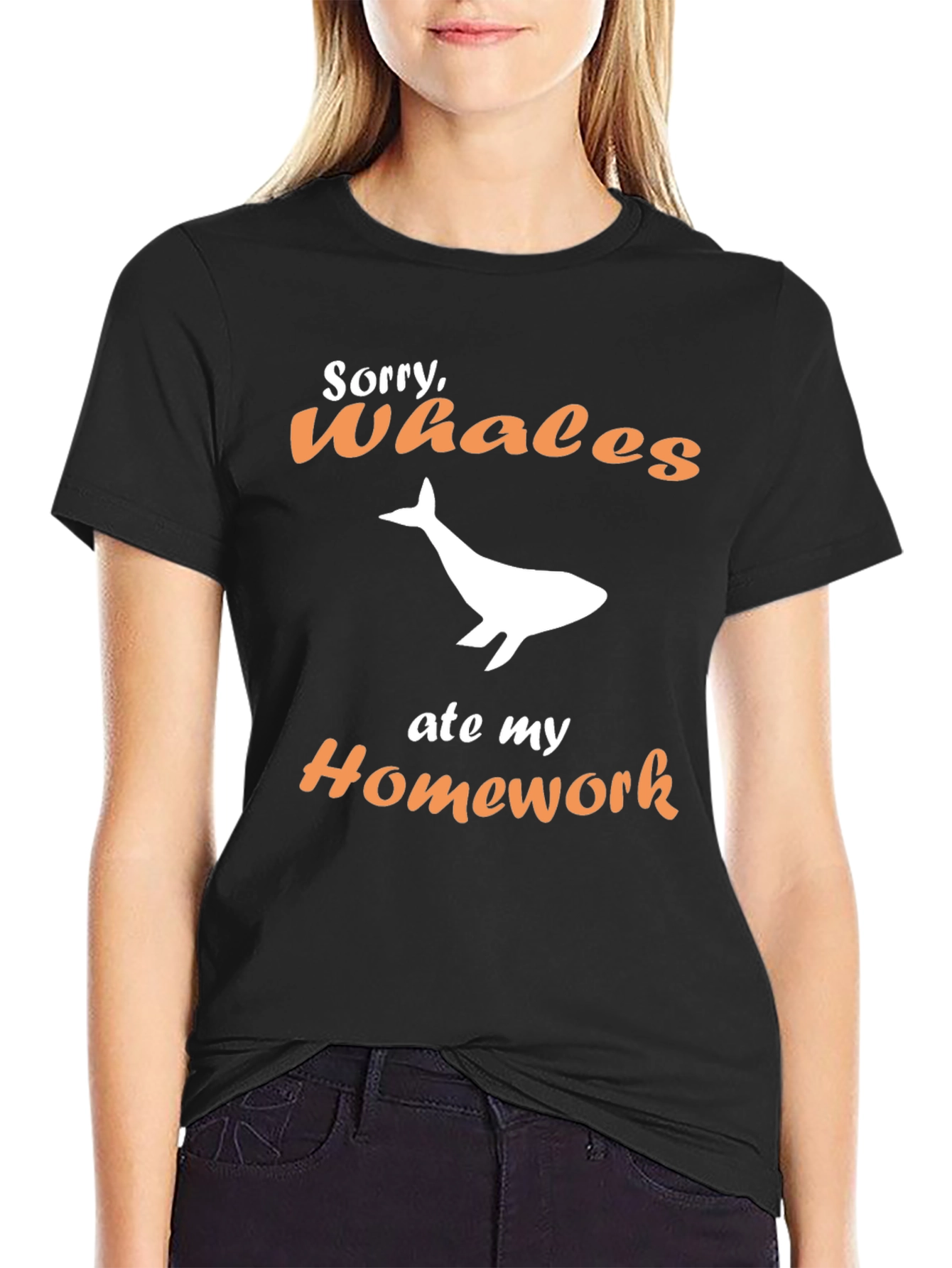 Whale Ate My Homework T-Shirt