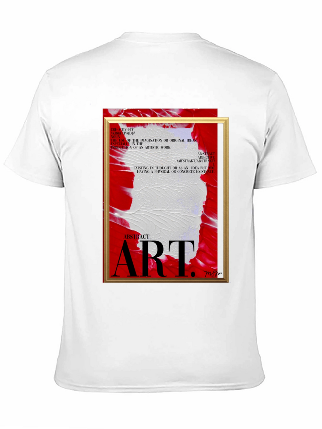 Abstract Art Graphic Tee - Modern Style