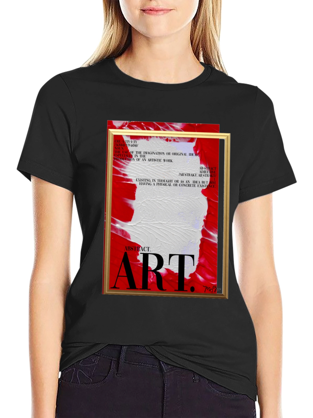 Abstract Art Graphic Tee - Modern Style