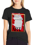 Abstract Art Graphic Tee - Modern Style