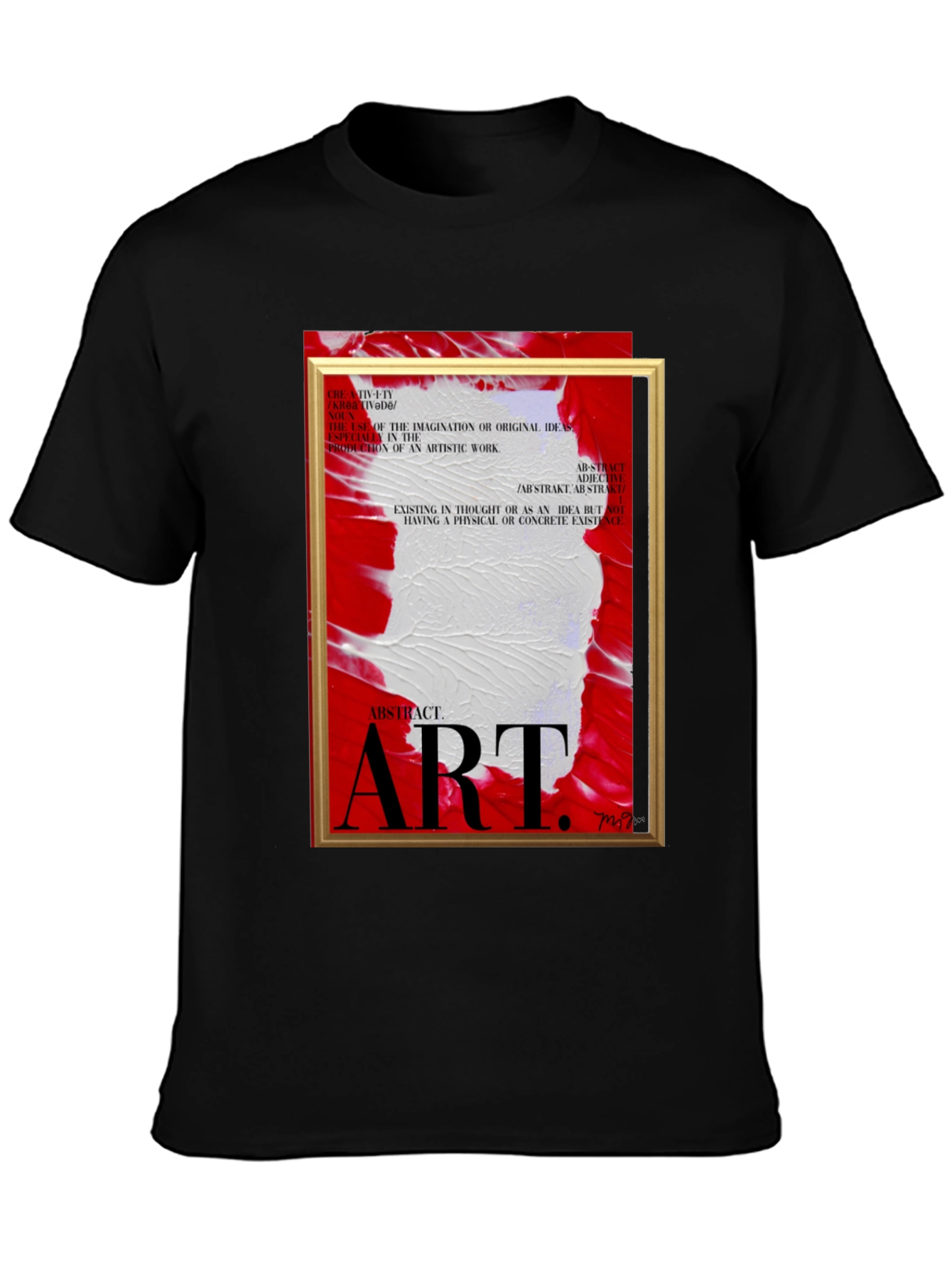 Abstract Art Graphic Tee - Modern Style