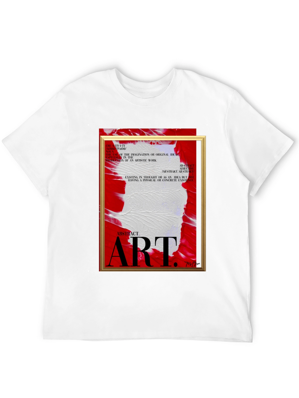 Abstract Art Graphic Tee - Modern Style