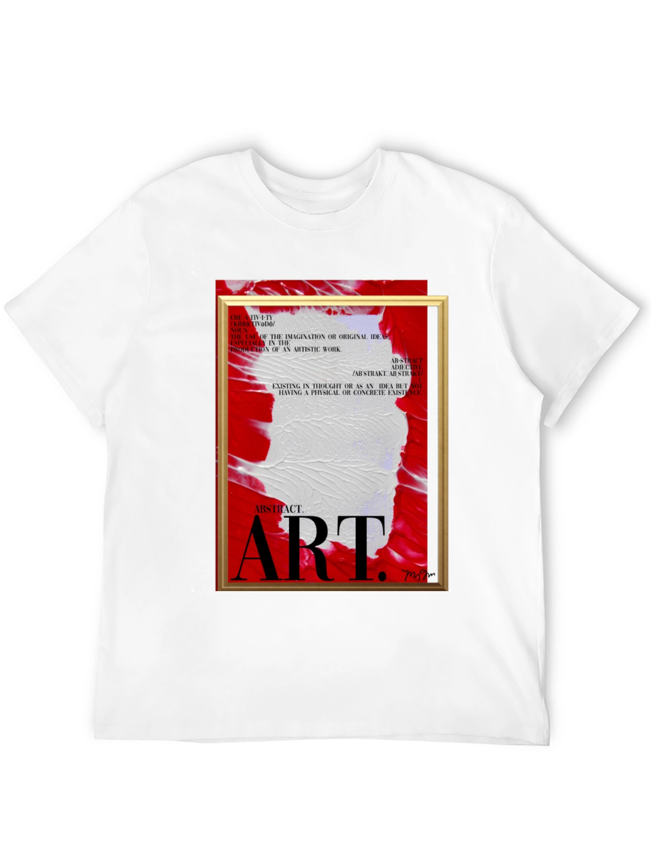 Abstract Art Graphic Tee - Modern Style