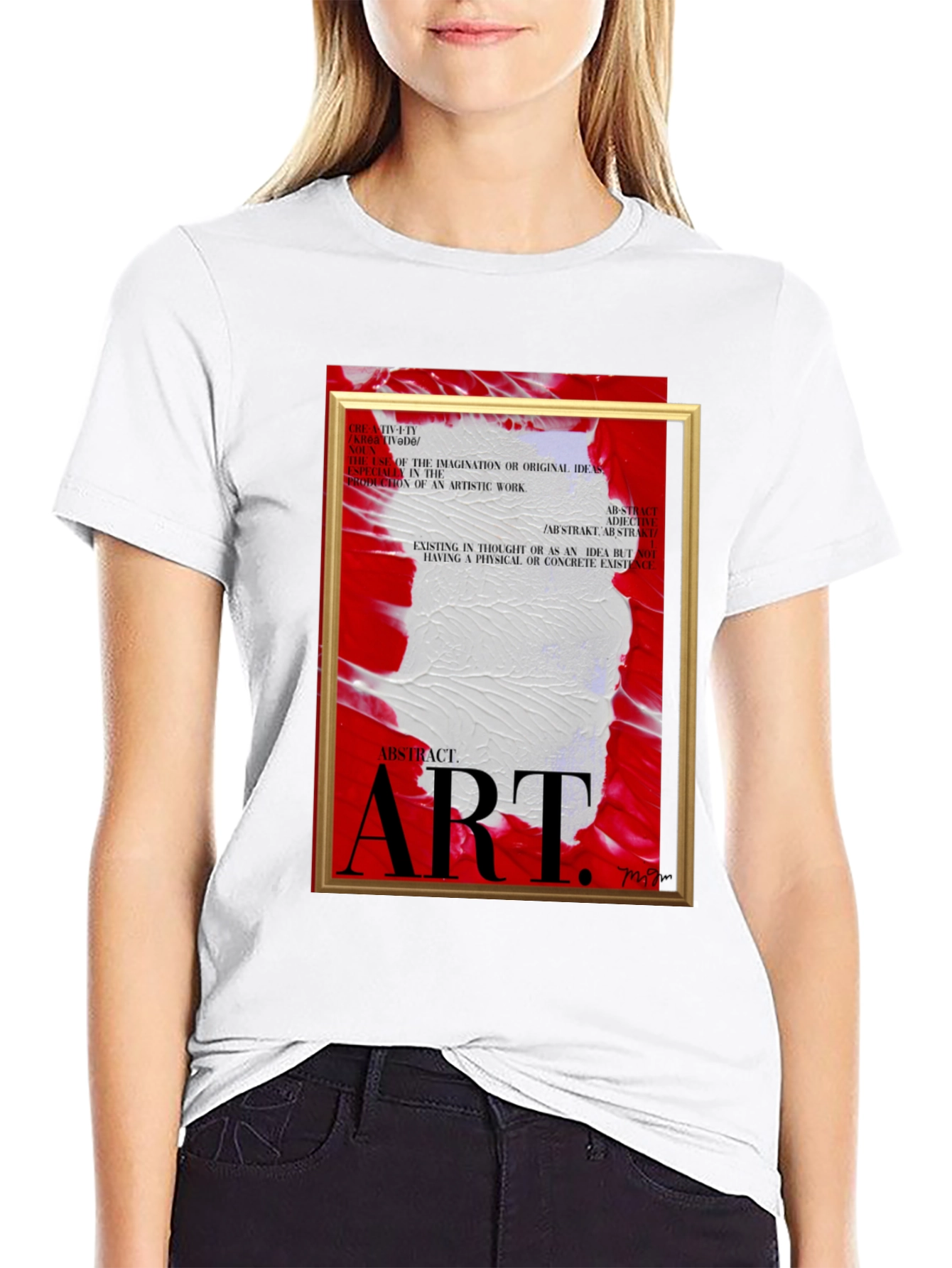 Abstract Art Graphic Tee - Modern Style