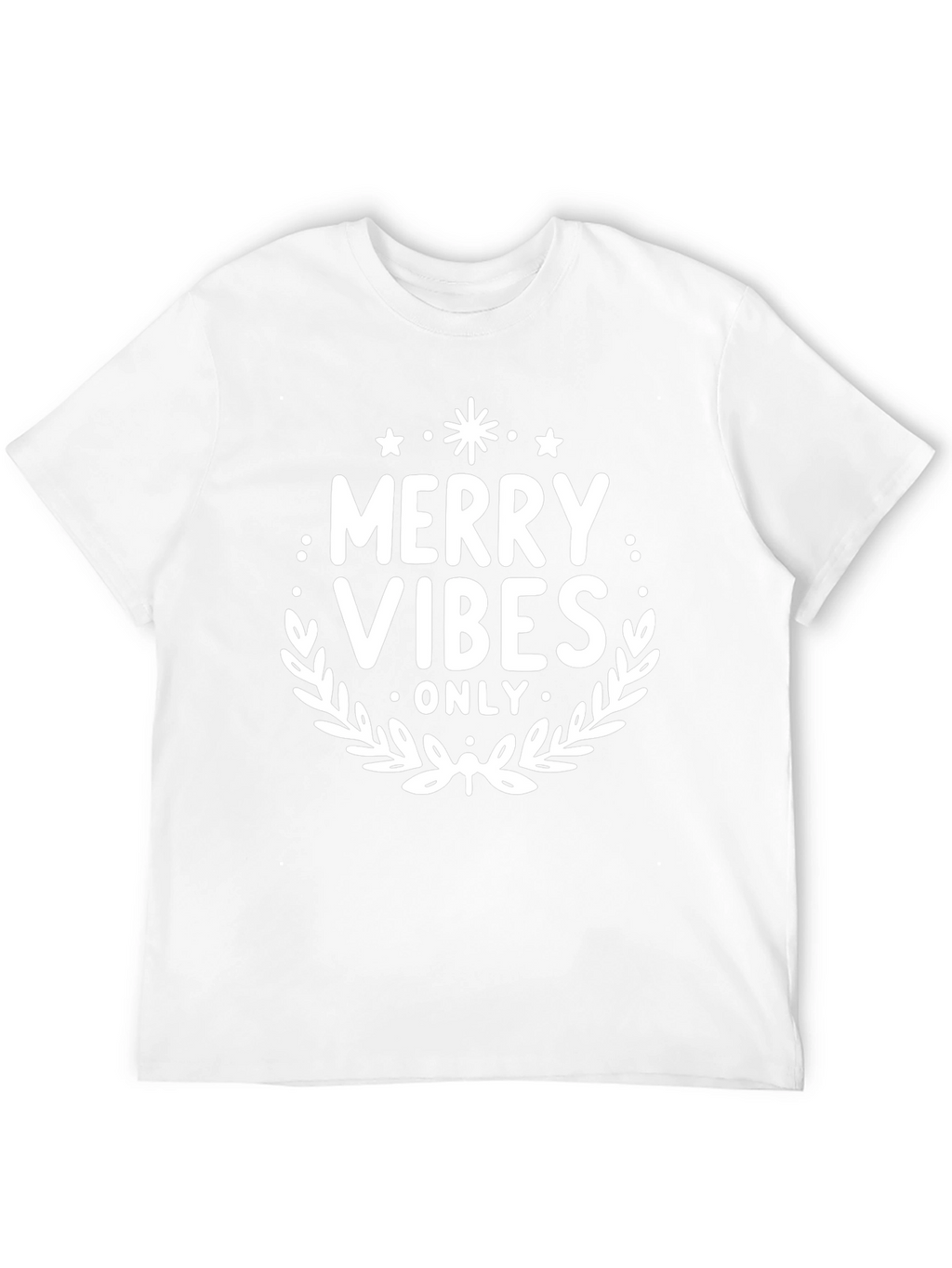 Merry Vibes Only Black T-Shirt