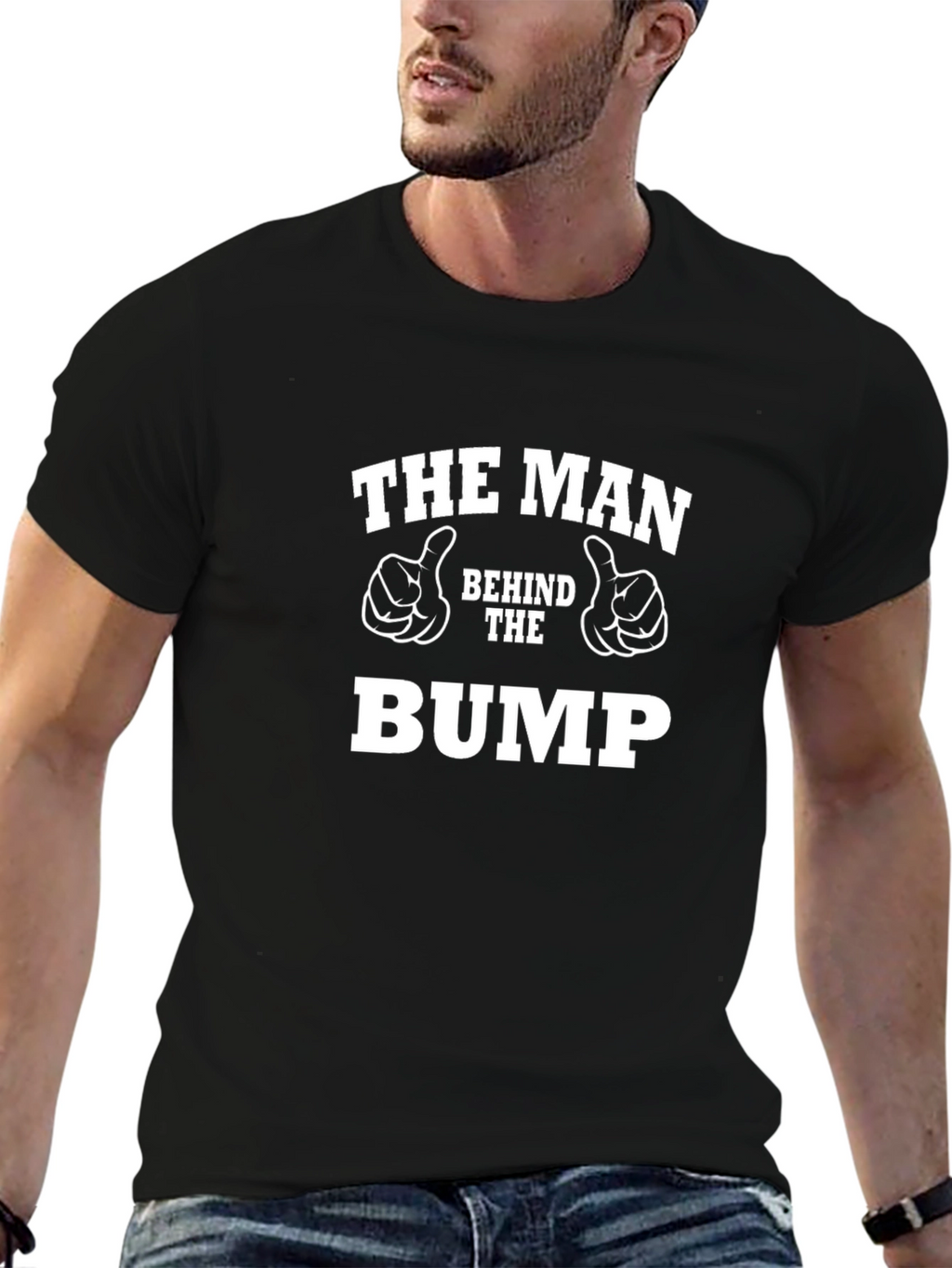 The Man Behind the Bump T-Shirt