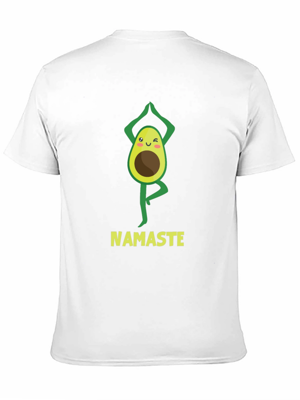 Namaste Avocado Yoga Black T-Shirt