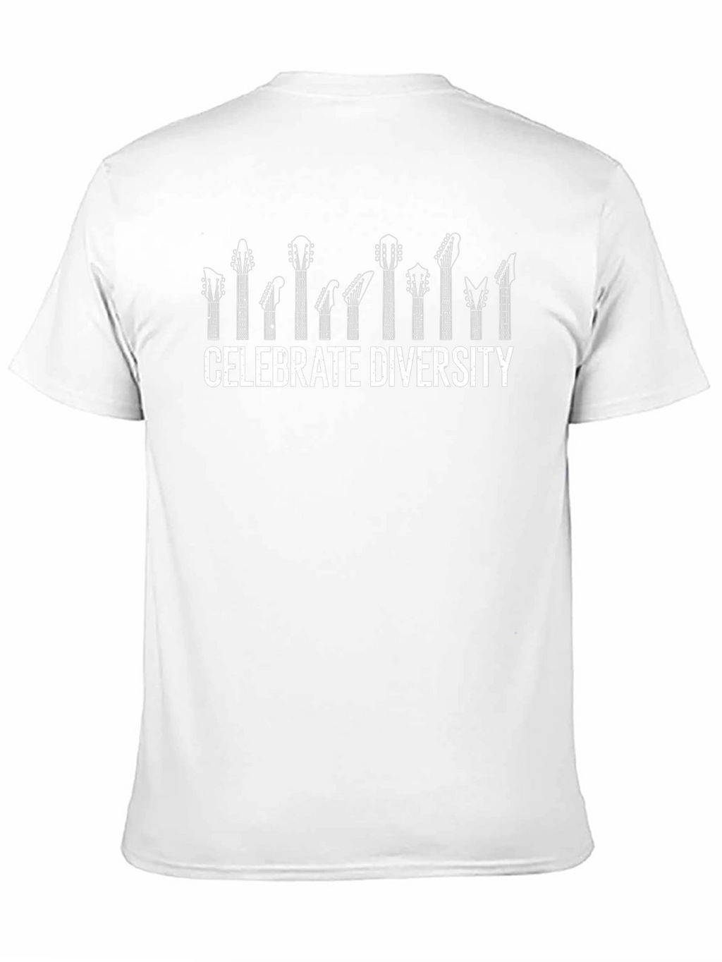 Celebrate Diversity Guitar Head T-Shirt