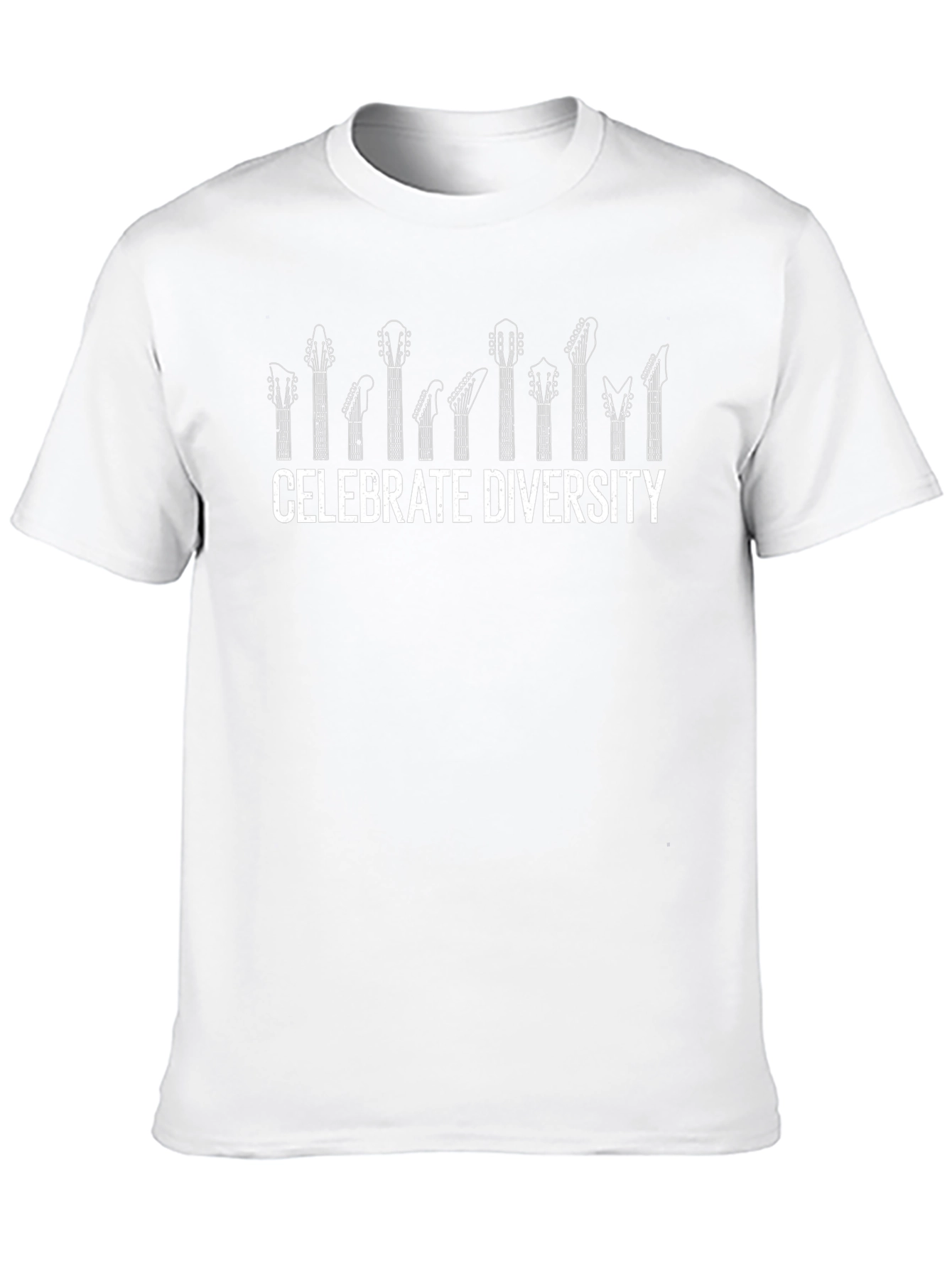 Celebrate Diversity Guitar Head T-Shirt