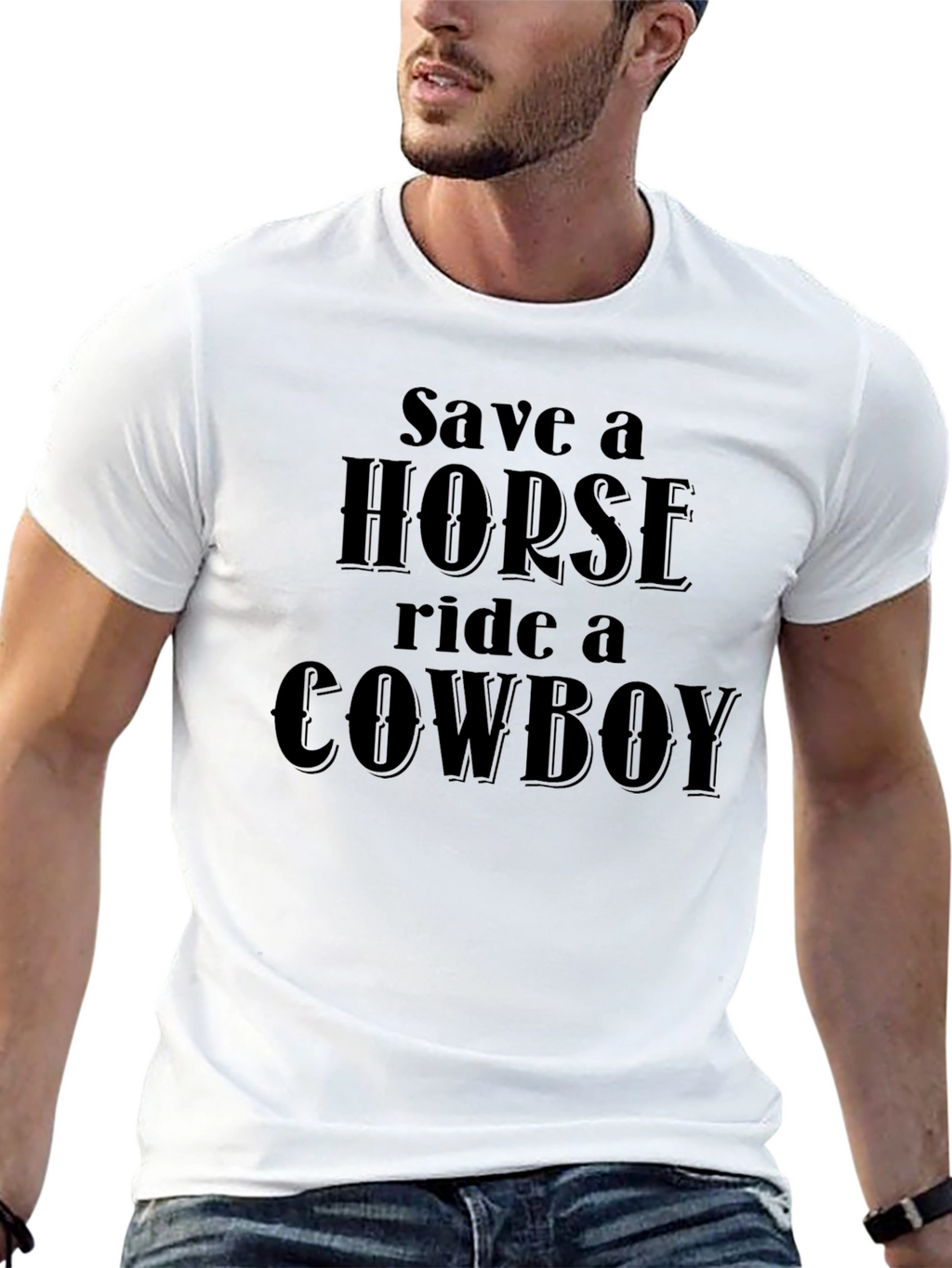 Save a Horse Ride a Cowboy T-Shirt