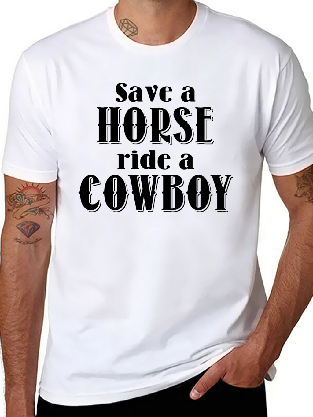 Save a Horse Ride a Cowboy T-Shirt