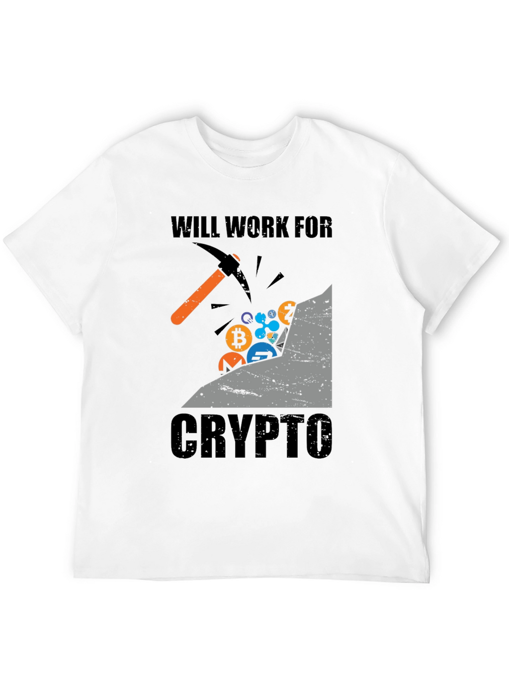 Will Work For Crypto T-Shirt