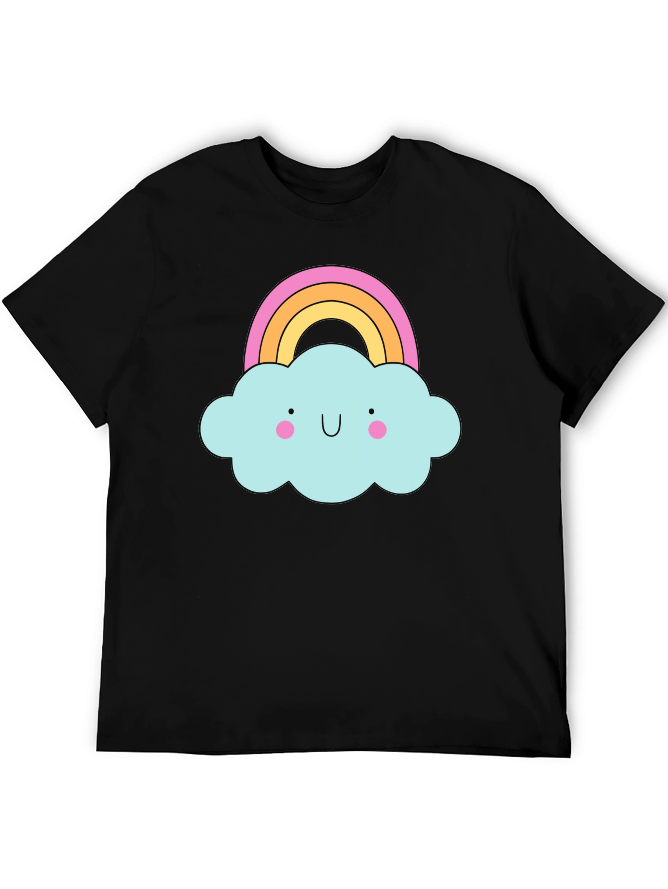 Cute Cloud Rainbow T-Shirt - Fun Graphic Tee