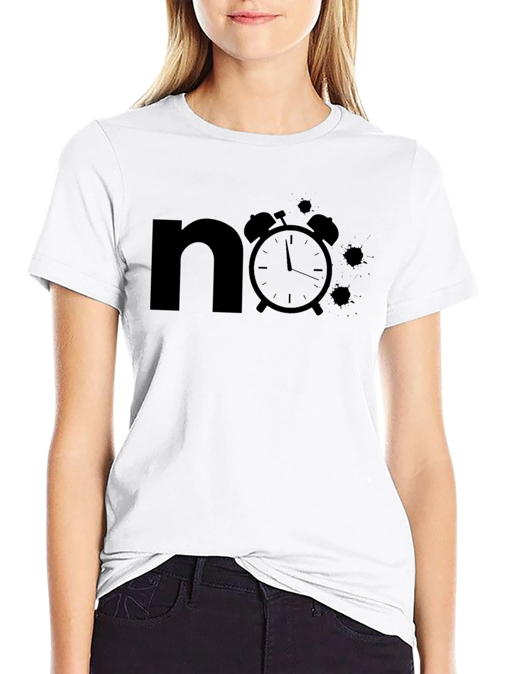 No Time T-Shirt - Black Graphic Tee