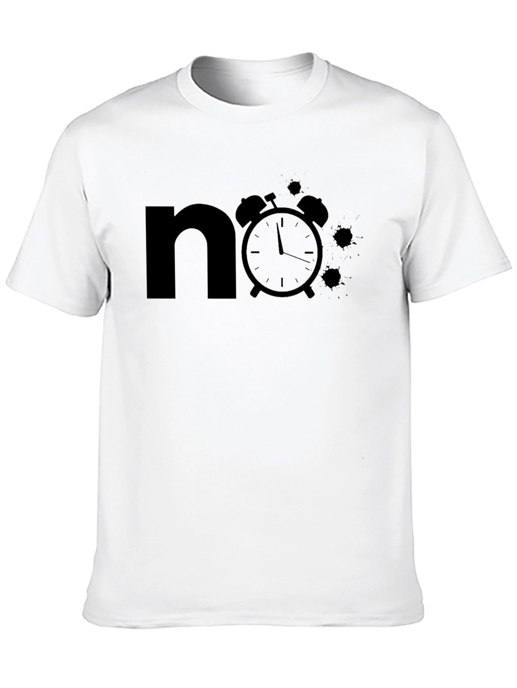 No Time T-Shirt - Black Graphic Tee
