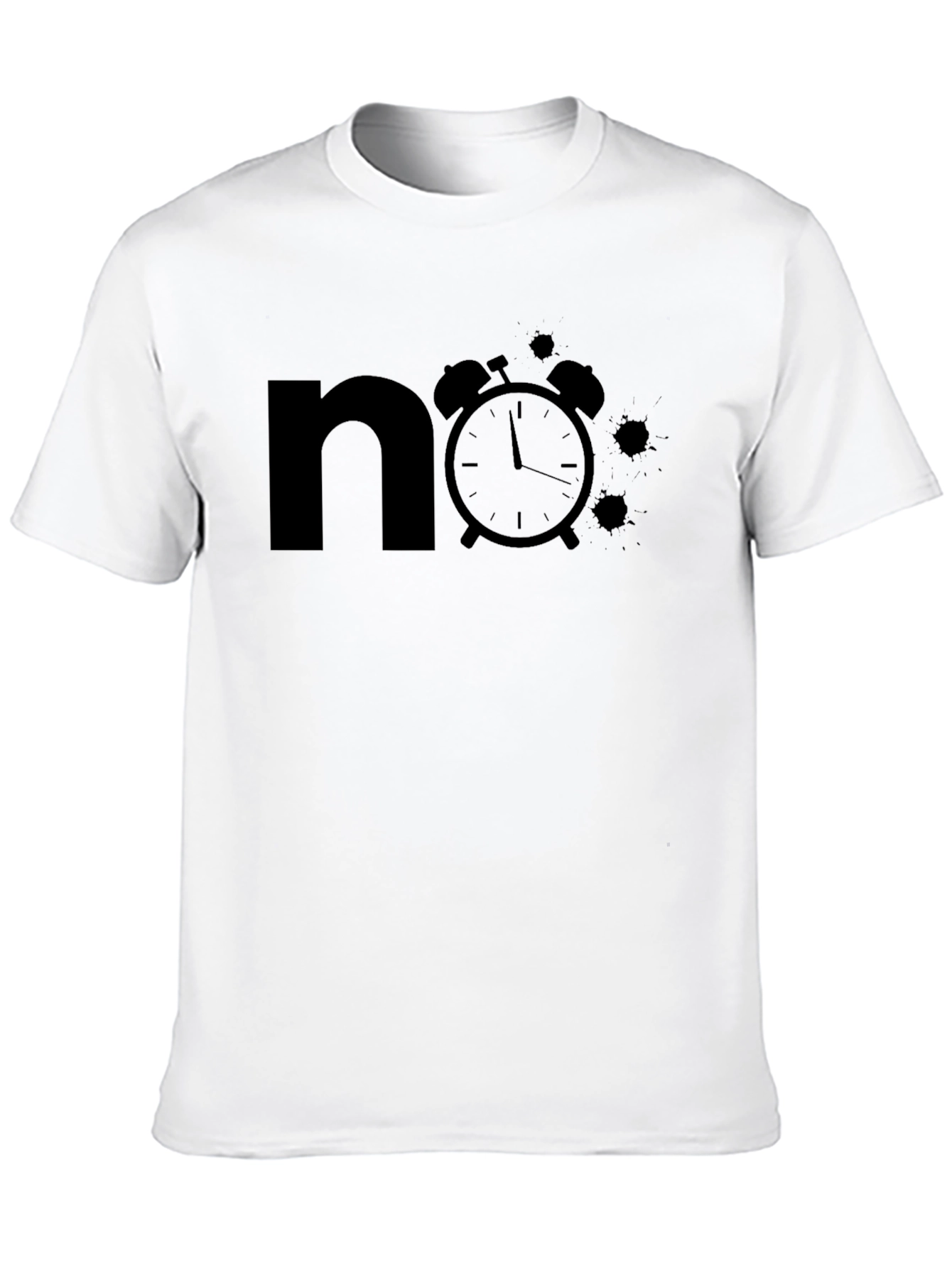 No Time T-Shirt - Black Graphic Tee