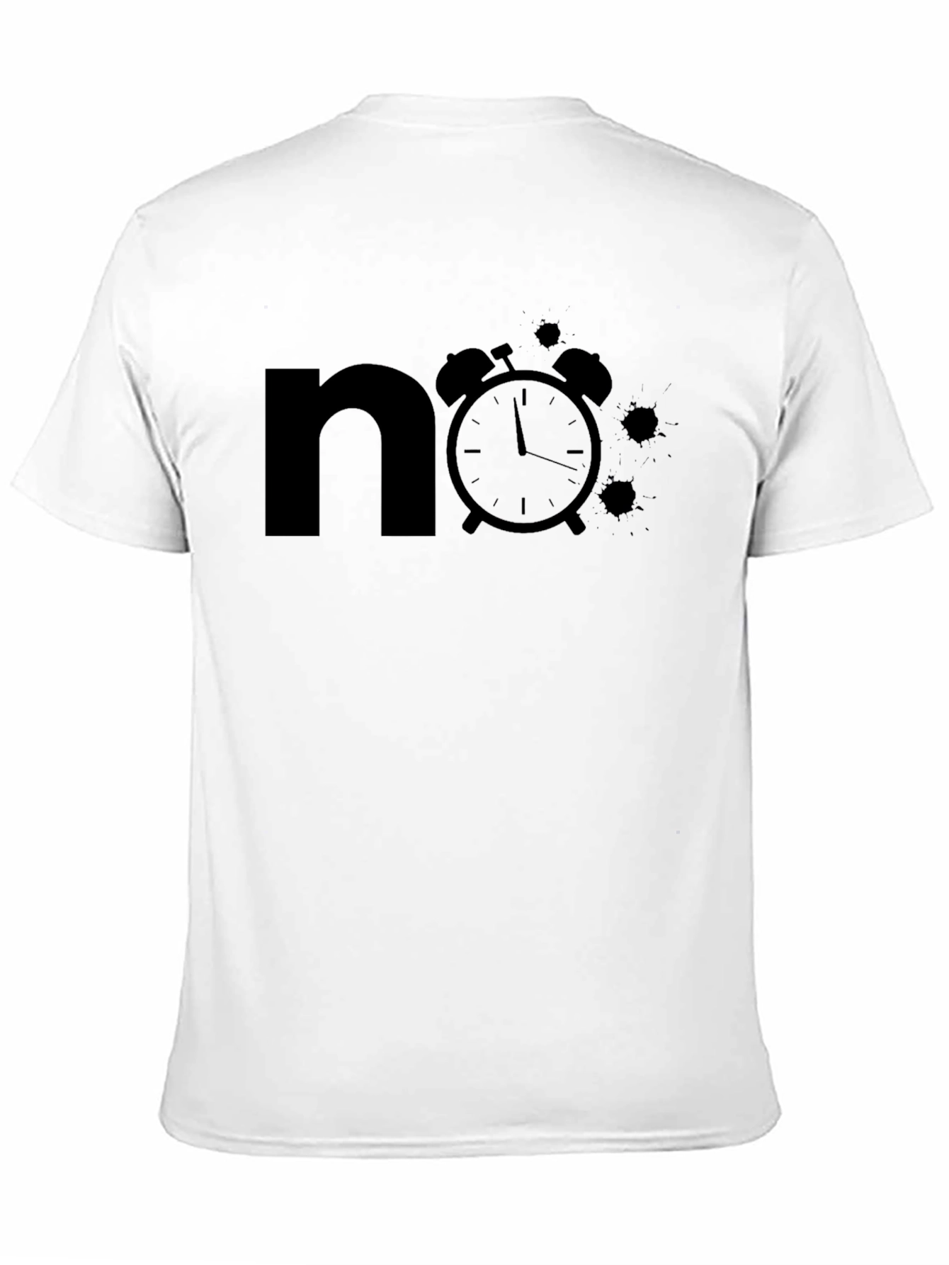 No Time T-Shirt - Black Graphic Tee