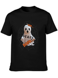 Halloween Ghost Pumpkin T-Shirt - Scary Boo Design