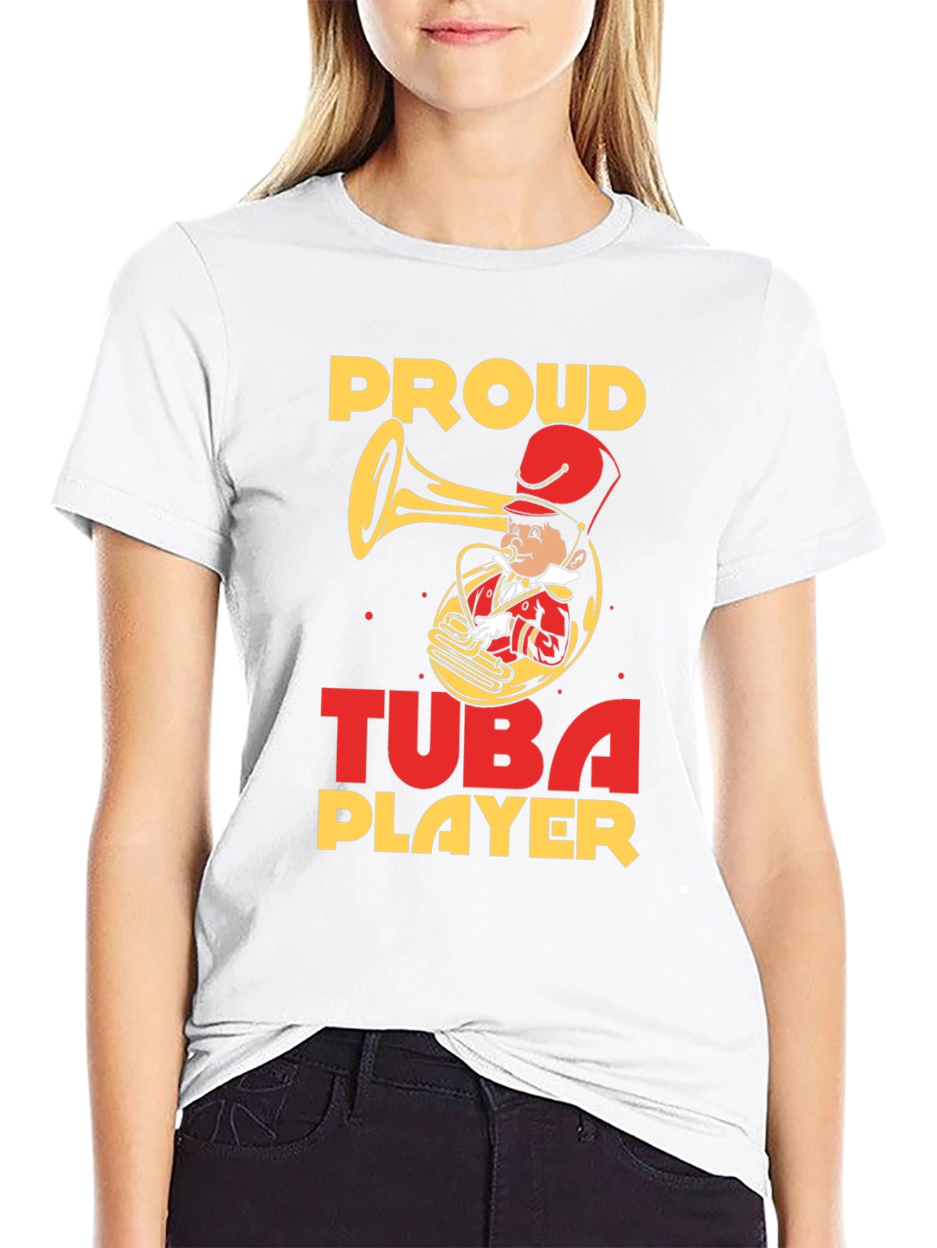 Proud Tuba Player Graphic T-Shirt
