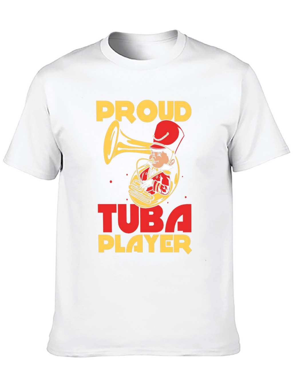 Proud Tuba Player Graphic T-Shirt