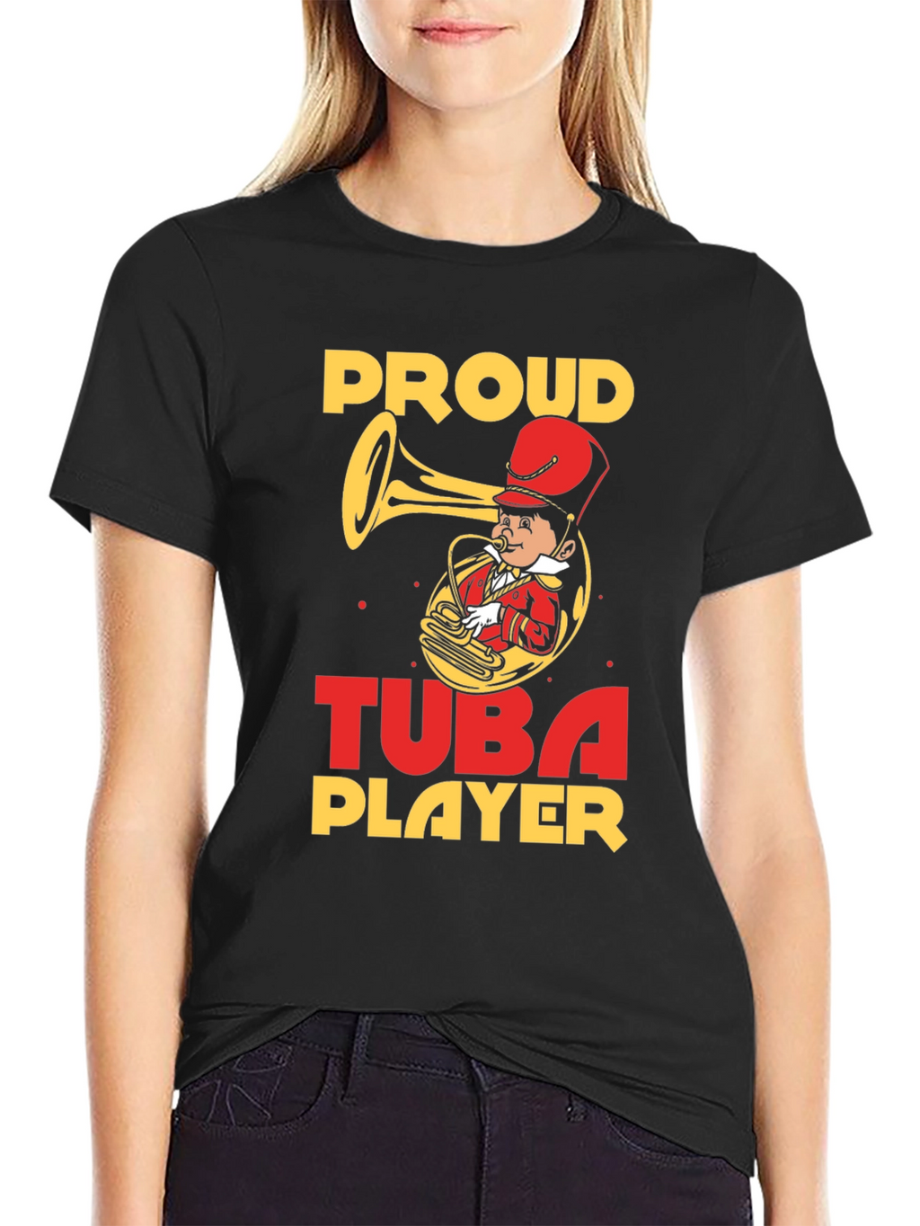 Proud Tuba Player Graphic T-Shirt