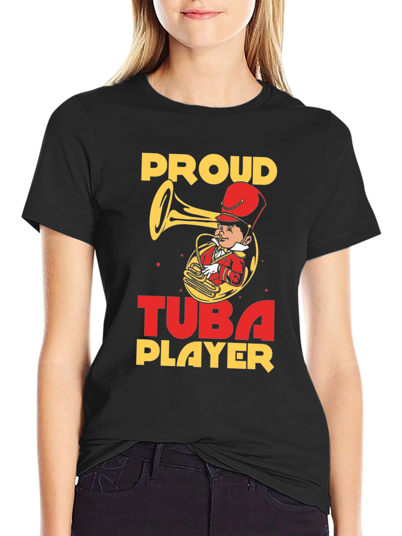 Proud Tuba Player Graphic T-Shirt
