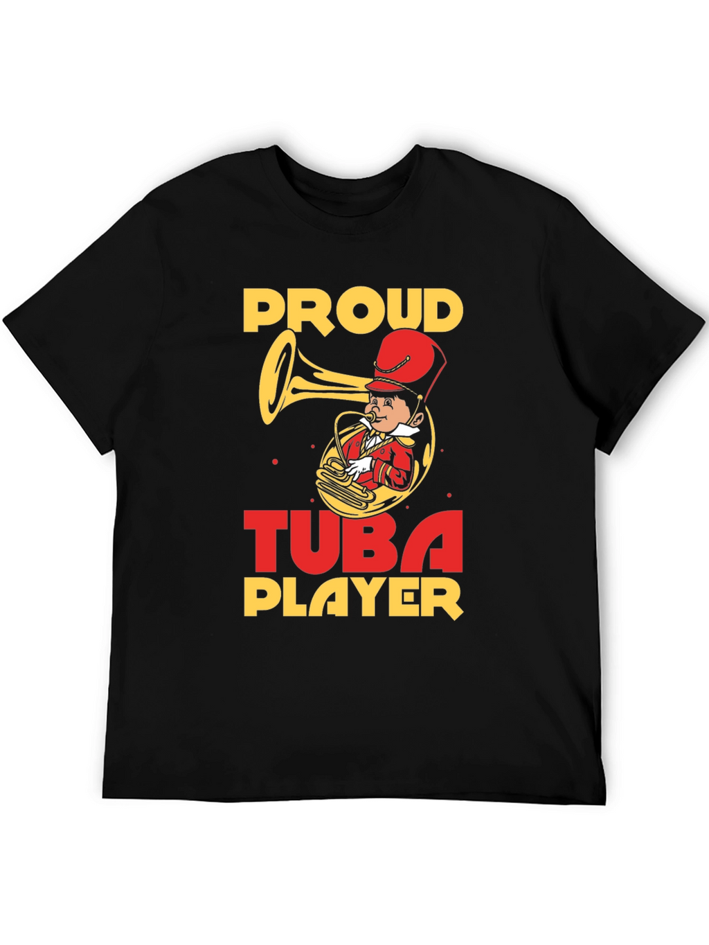 Proud Tuba Player Graphic T-Shirt