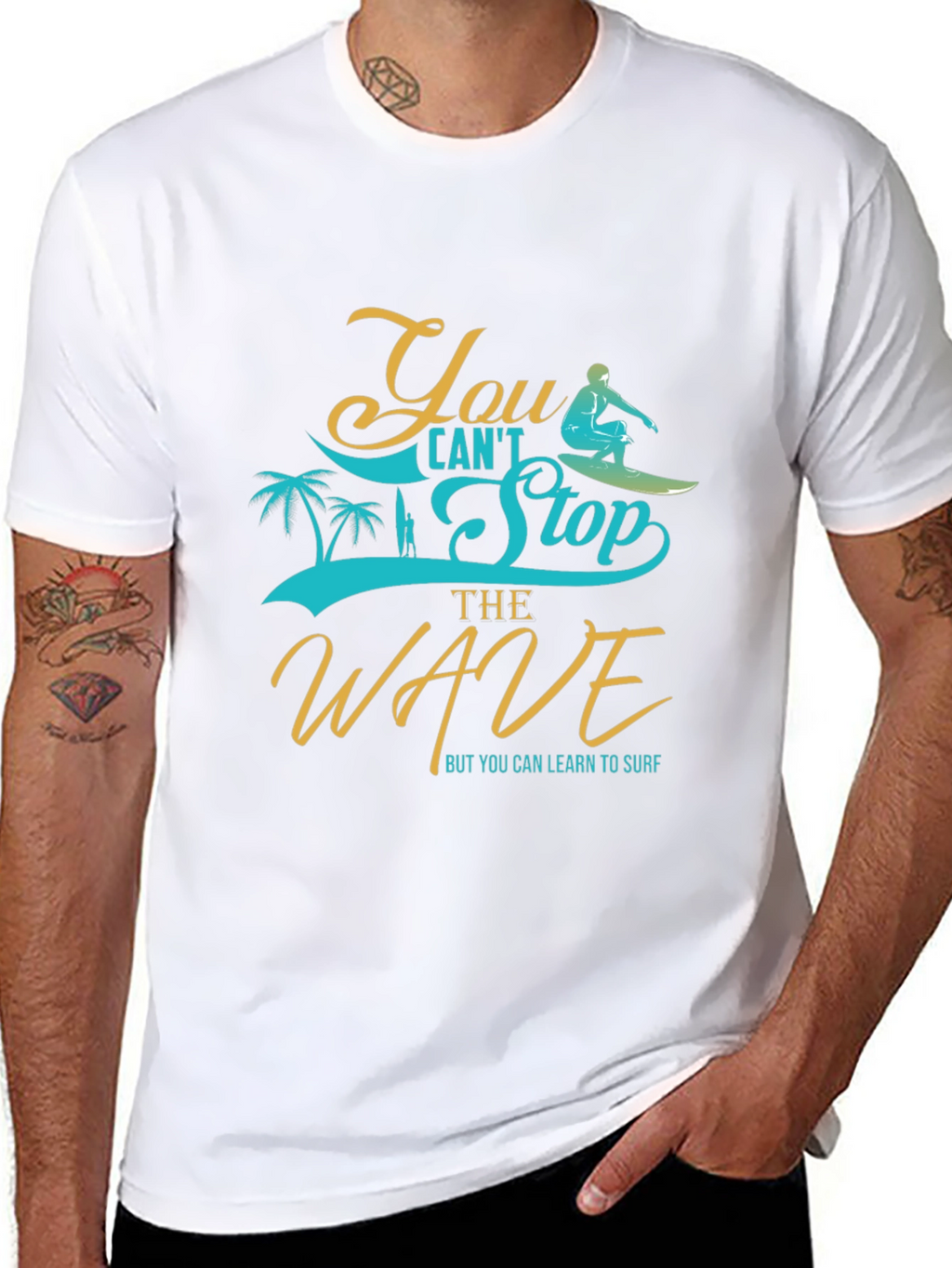 You Cant Stop the Wave Graphic Tee