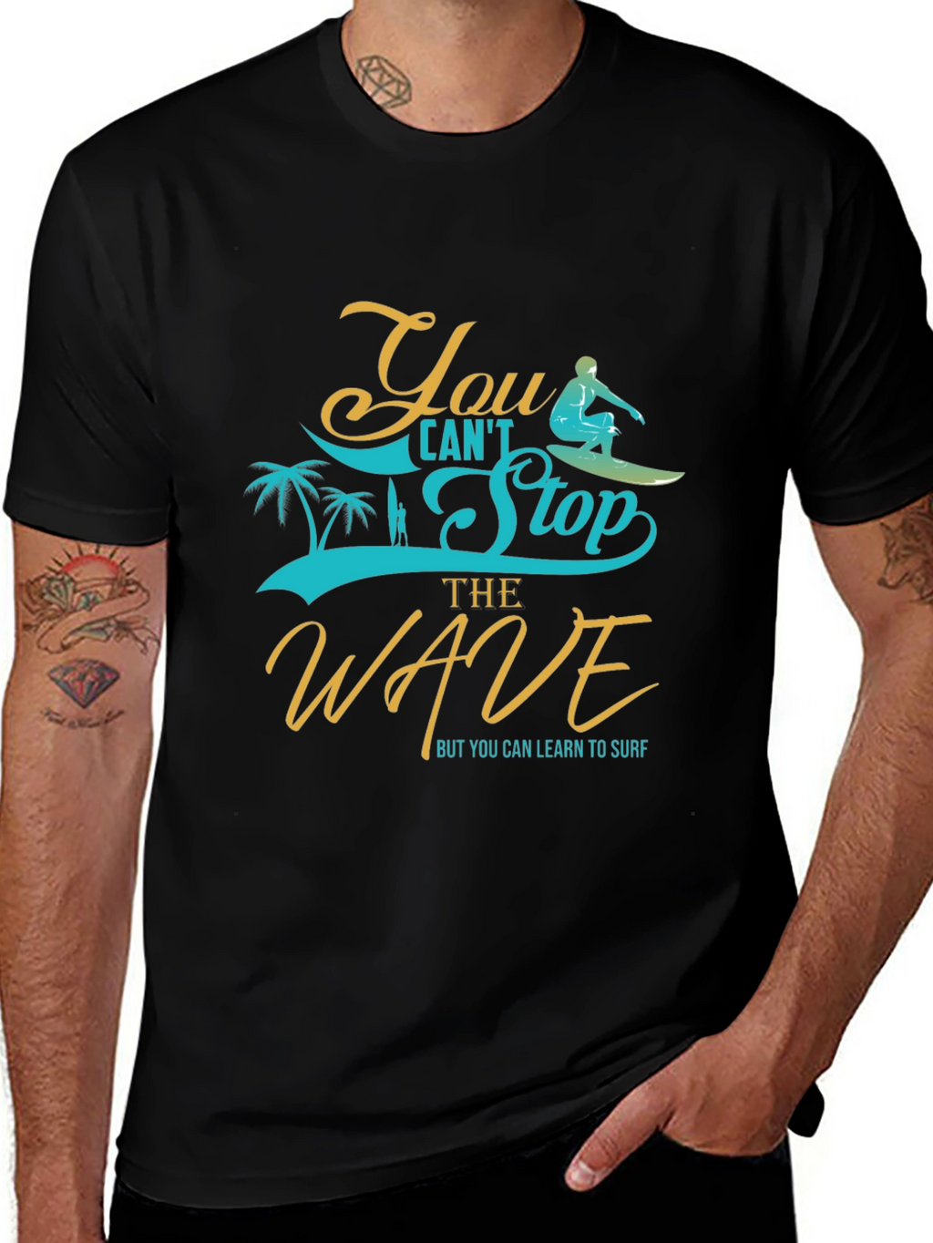 You Cant Stop the Wave Graphic Tee