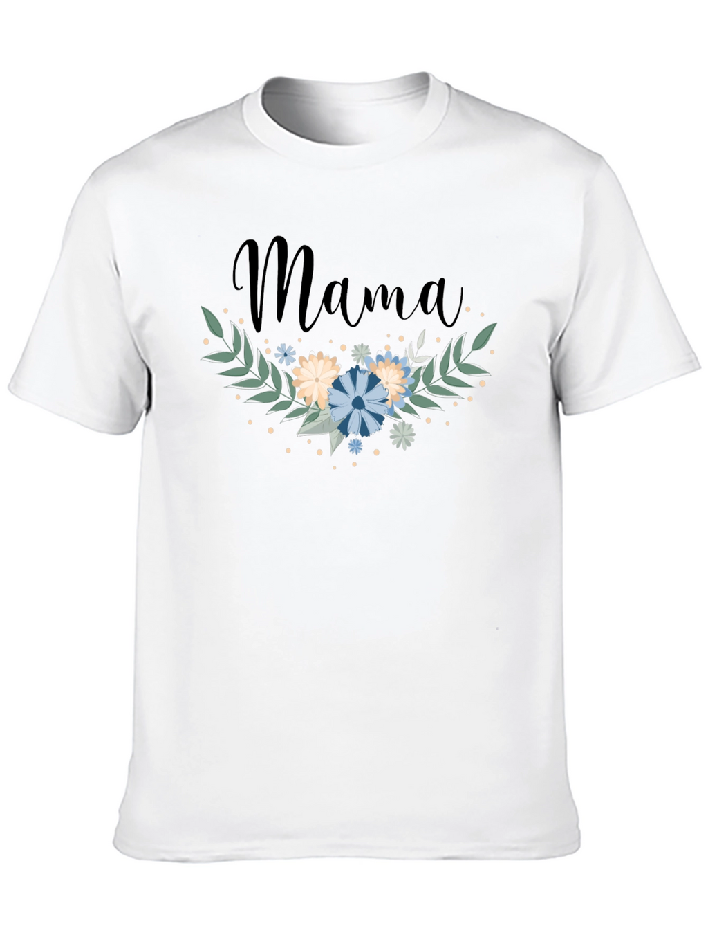 Mama Floral Graphic Tee - Trendy Mom Shirt