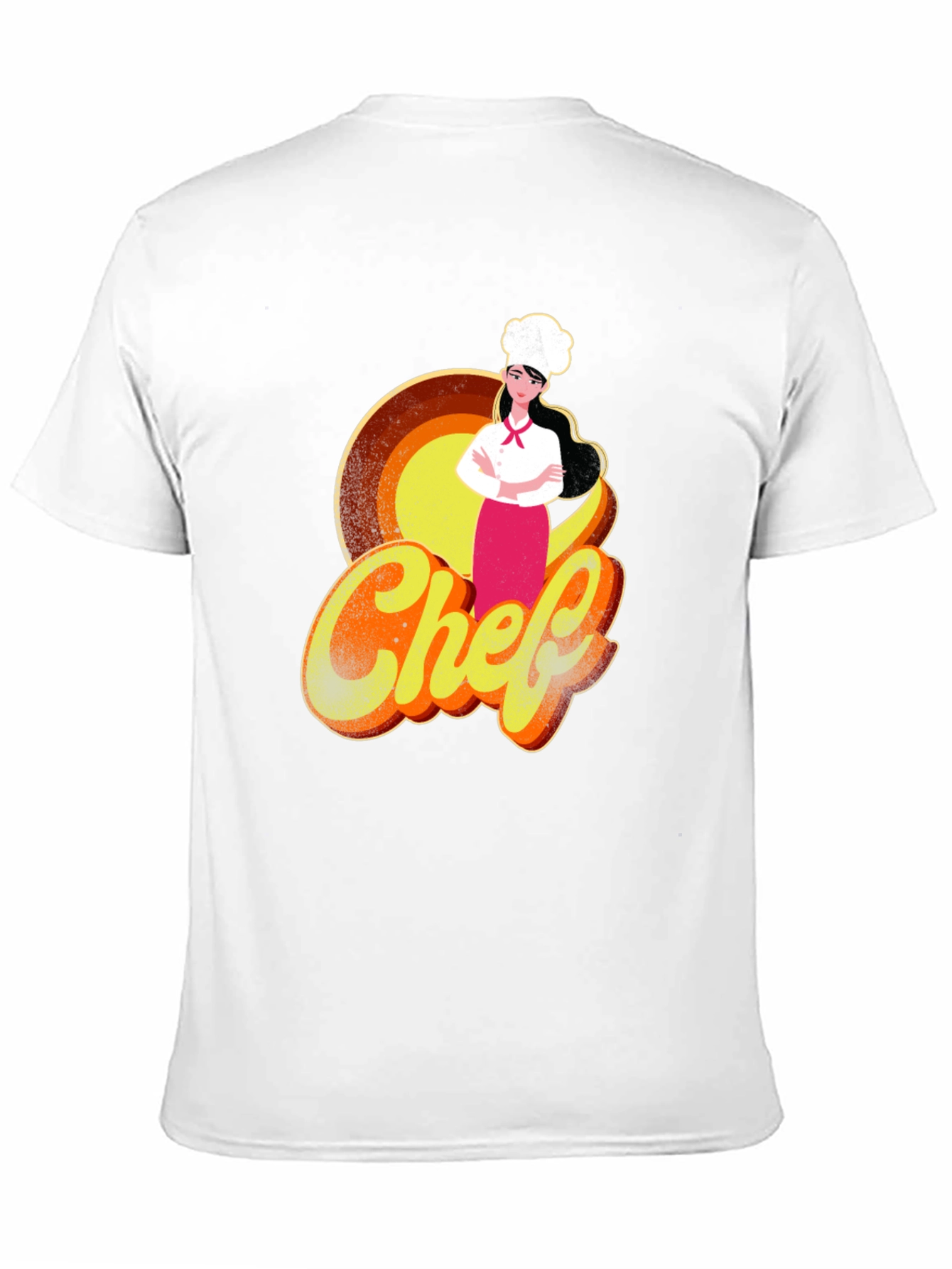Chef Graphic T-Shirt - Retro Style Cook Tee