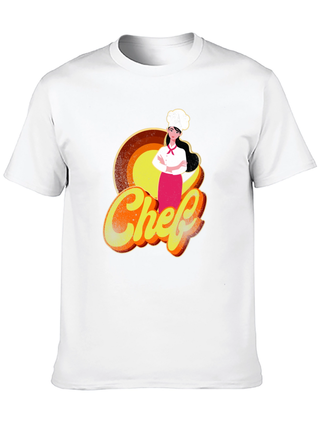 Chef Graphic T-Shirt - Retro Style Cook Tee
