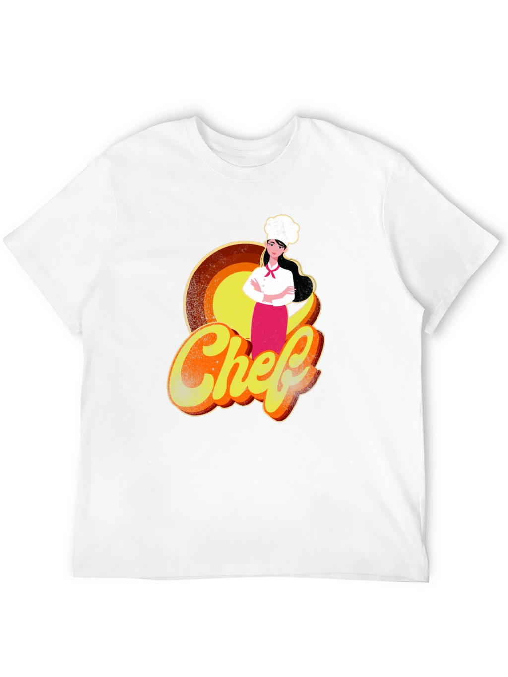 Chef Graphic T-Shirt - Retro Style Cook Tee