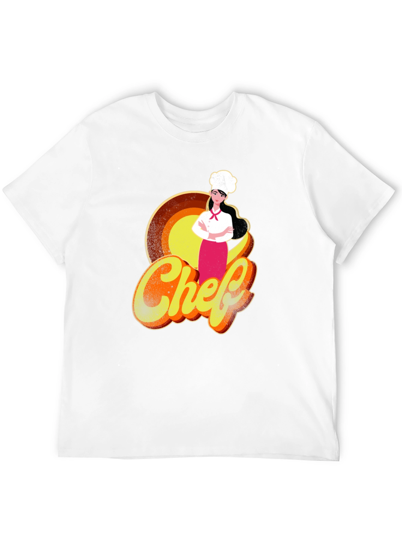 Chef Graphic T-Shirt - Retro Style Cook Tee