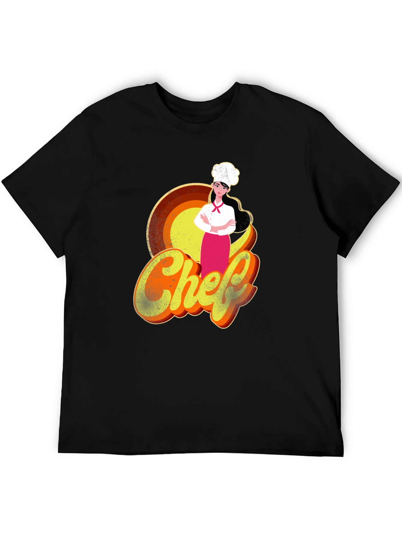 Chef Graphic T-Shirt - Retro Style Cook Tee